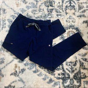 Figs Navy Yola Skinny Scrub Pants